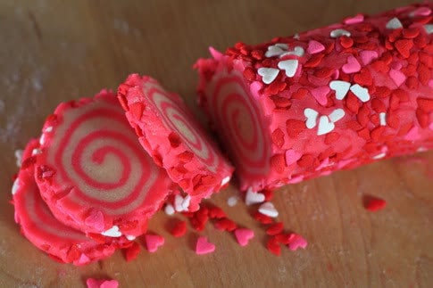 Sweet Swirl Cookies of Love for Valentines Day