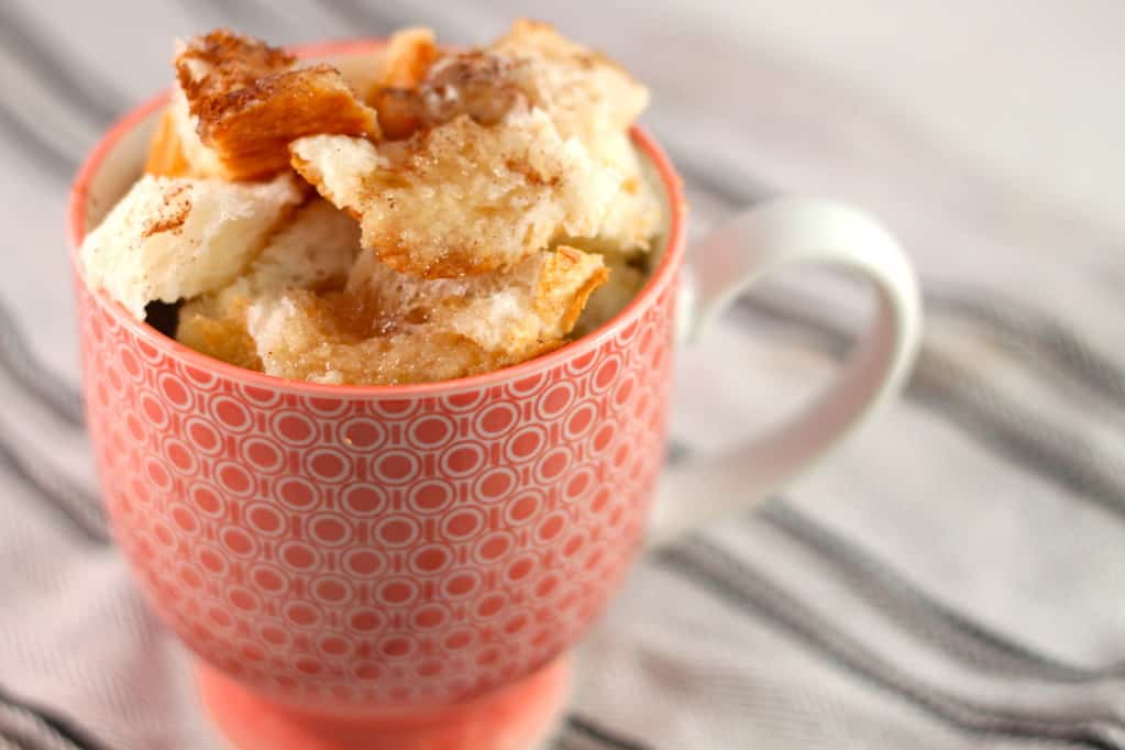 2-Minute French Toast in a Cup microwave single-serving dessert recipe